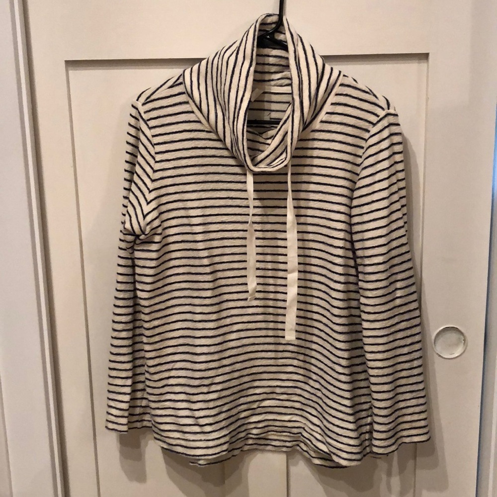 Lou & Grey French Terry Cowl Neck